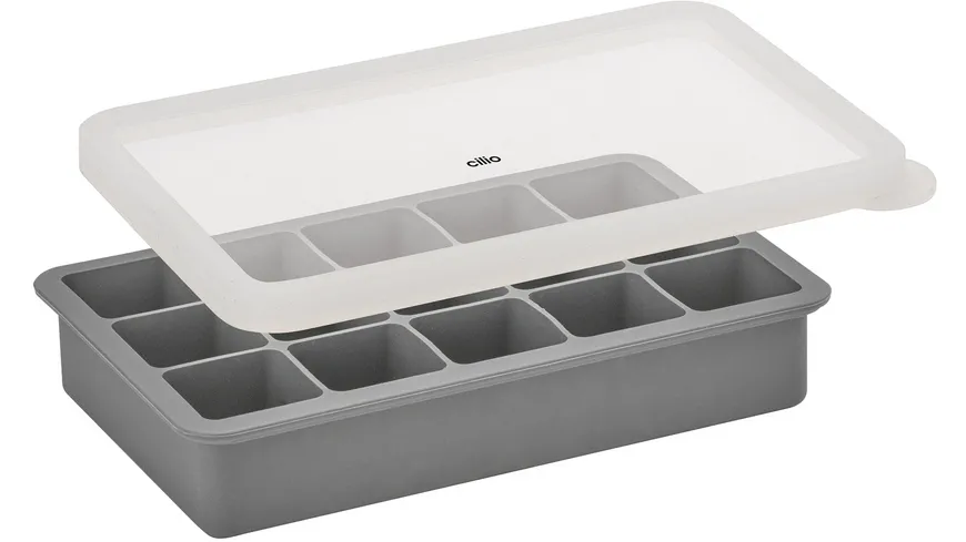 cilio Eiswürfelform Blocks Cool Grey 15er-Set