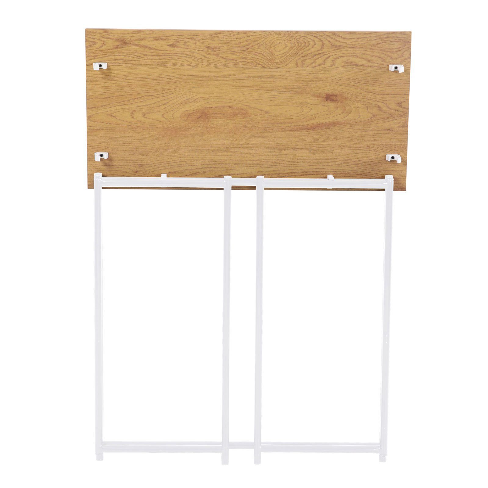 SVITA Klapptisch (1-St., 1 Tisch), klappbar, schmal, platzsparend, Eichenoptik