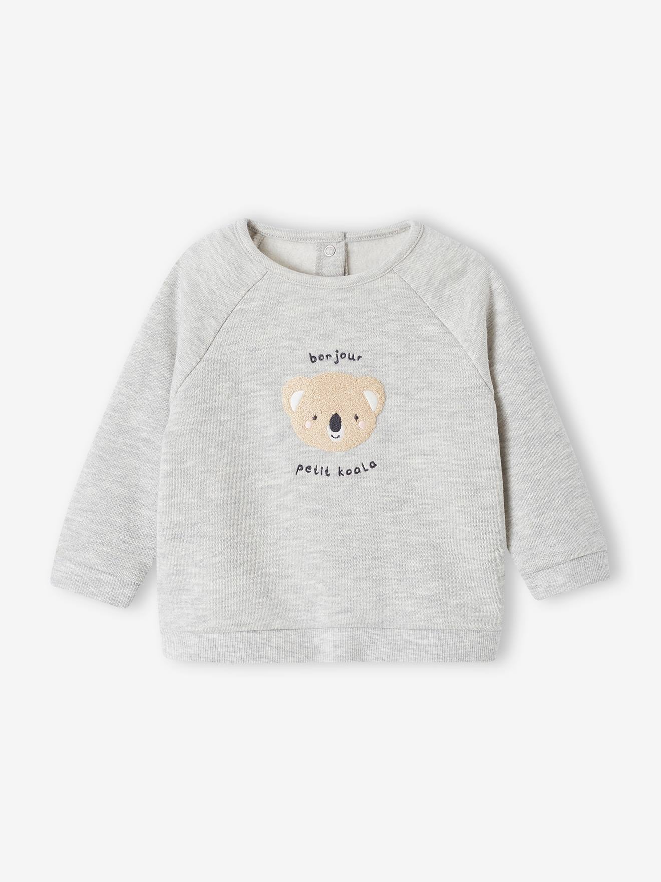 Ensemble bébé sweat et pantalon chocolat