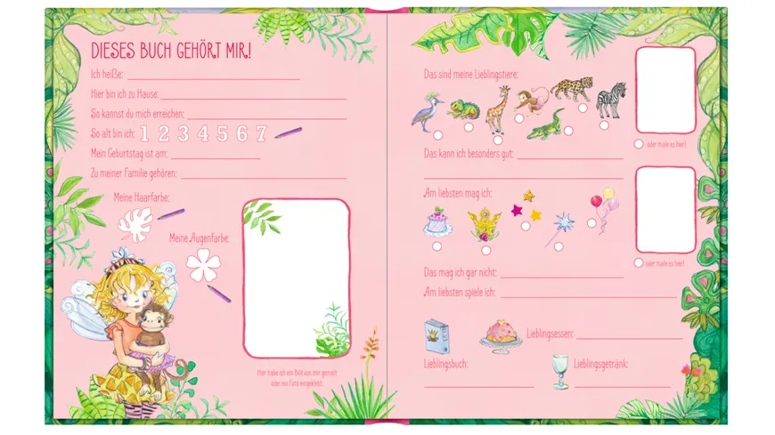 Die Spiegelburg - Meine Kindergartenfreunde Prinzessin Lillifee (Freundebuch)