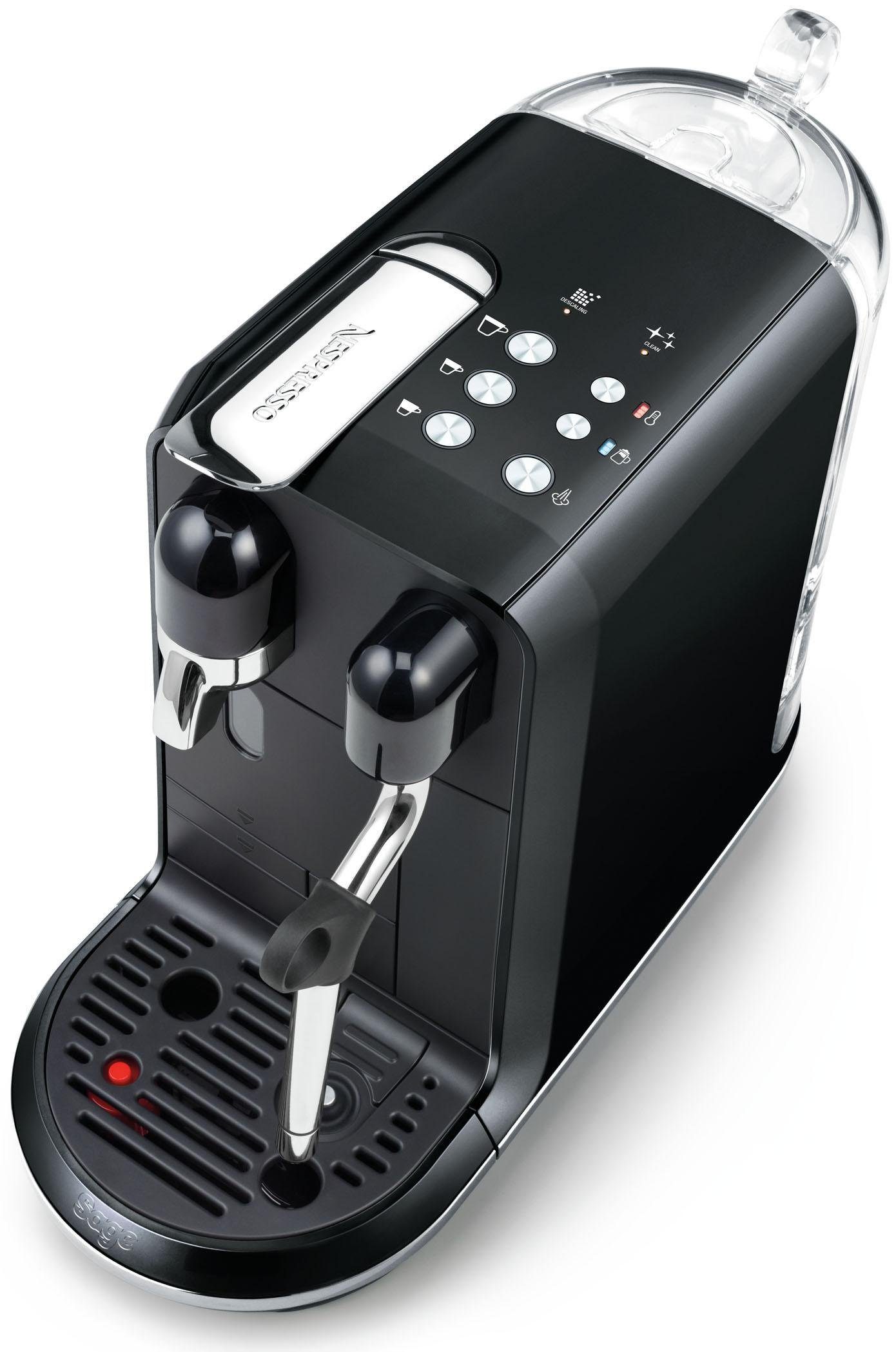 Nespresso Kapselmaschine Creatista Uno SNE500 mit Edelstahl-Milchkanne, inkl. Willkommenspaket mit 14 Kapseln