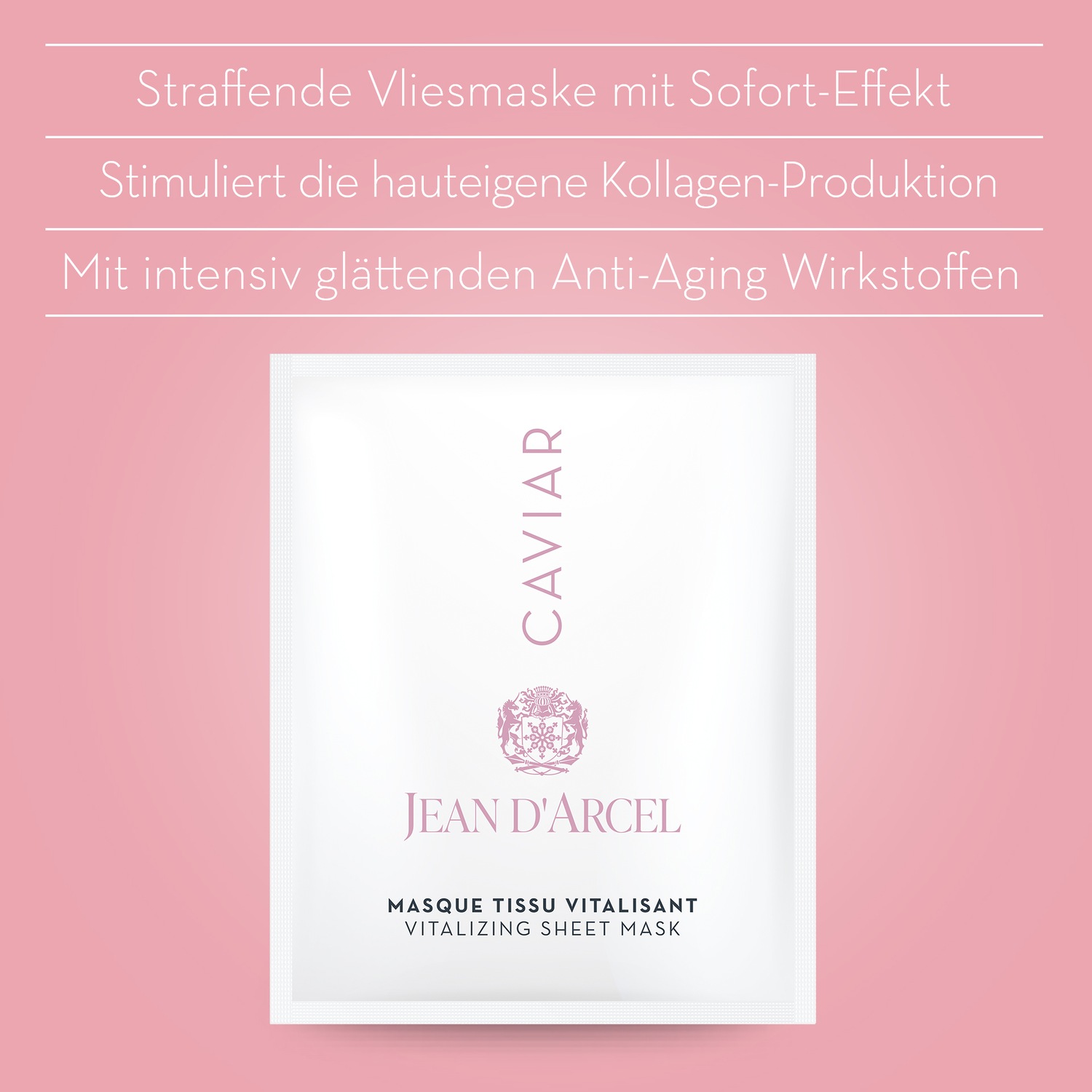 masque tissu vitalisante CAVIAR