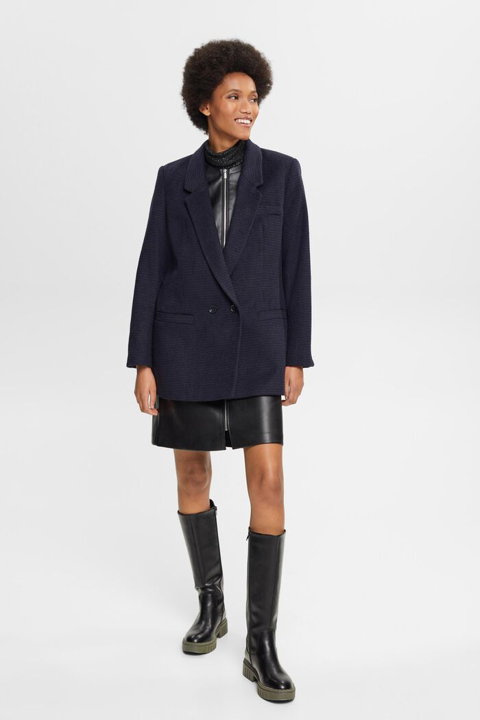 Blazer mit Pepitamuster