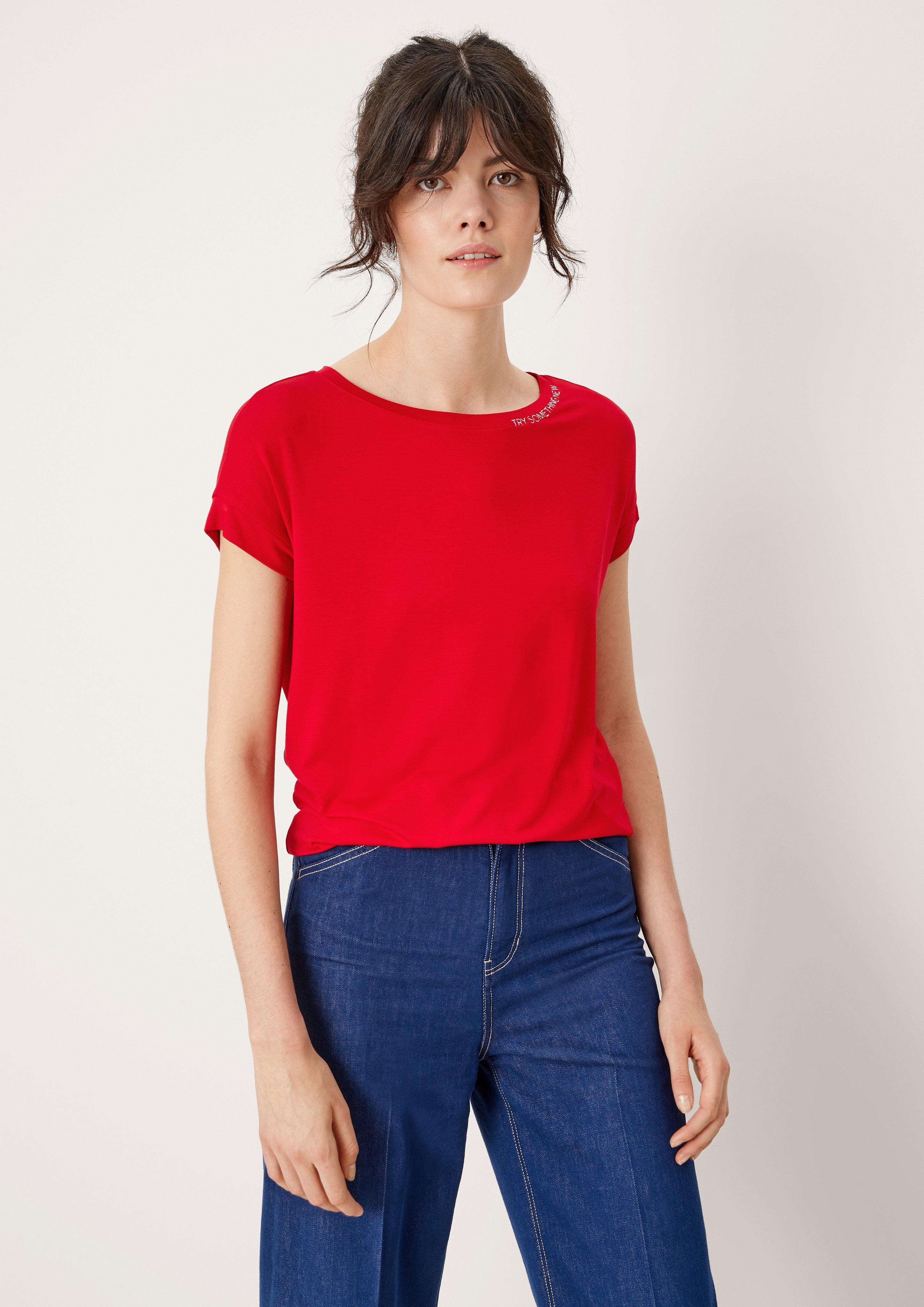 T-Shirt mit Stickerei  2125253-31D2
