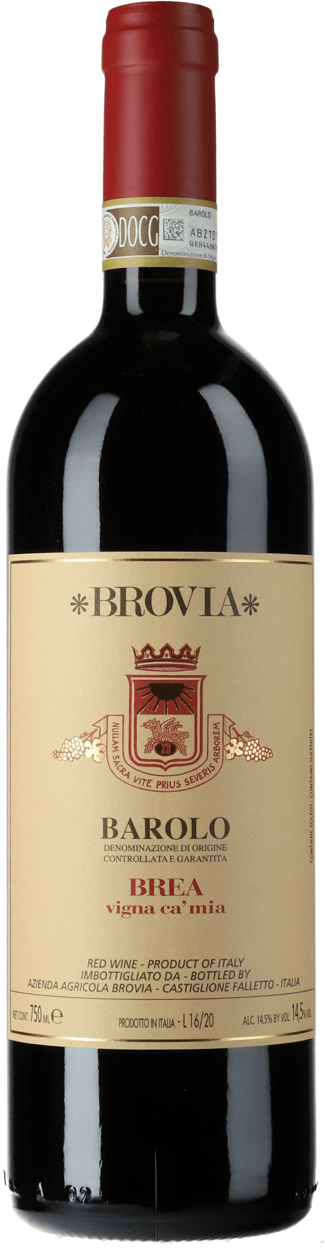 Azienda Agricola Brovia: Barolo Brea Ca' Mia 2018
