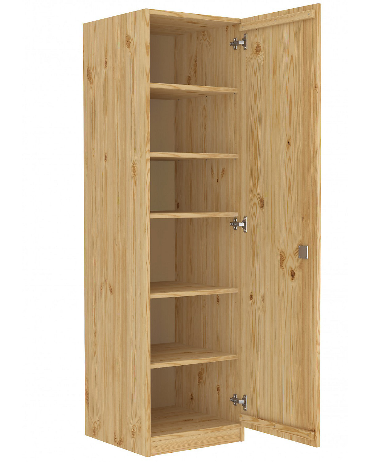 Holzschrank Kiefer massiv Spind mit Fächer