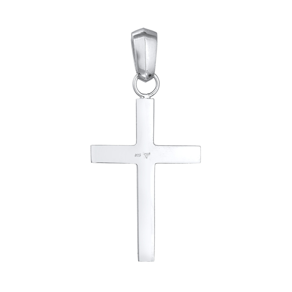 KUZZOI KUZZOI Pendentif Hommes Croix Pendentif Religion Basique en argent sterling 925 Pendentif