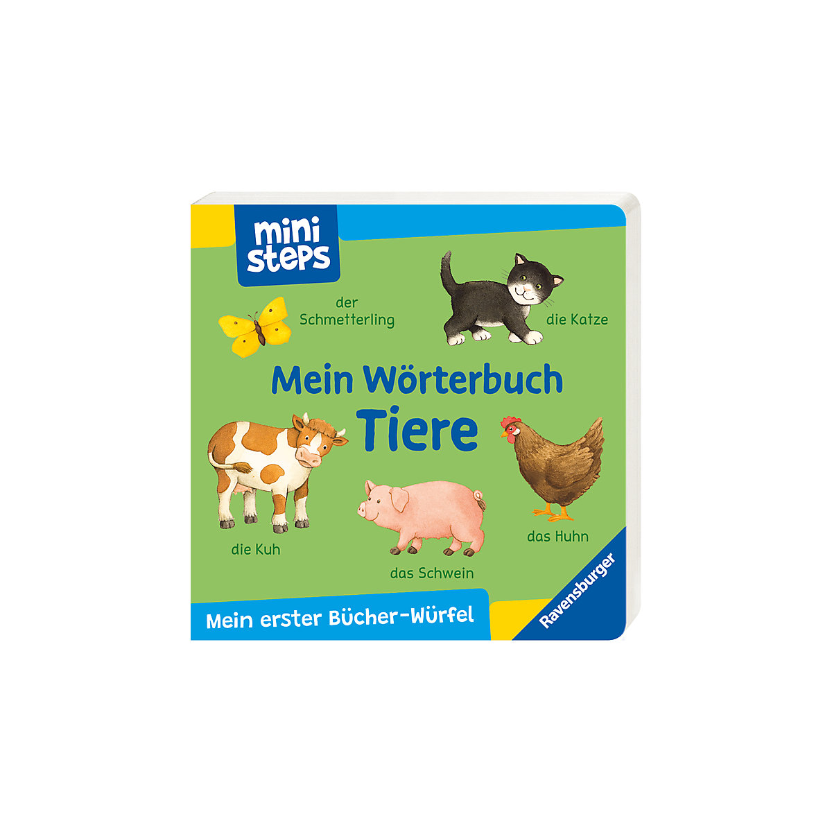 ministeps® Mein erster Bücher-Würfel: Meine ersten Wörter (Bücher-Set)