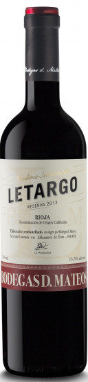 2017 Letargo Reserva Rioja D.O.C.a trocken - Bodegas d Mateos