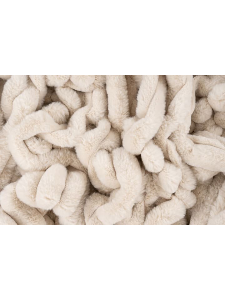 GMD Living Superweiche Kuscheldecke PLUSH, moderne Wohndecke in Beige (natur) günstig kaufen 150 x 200 cm