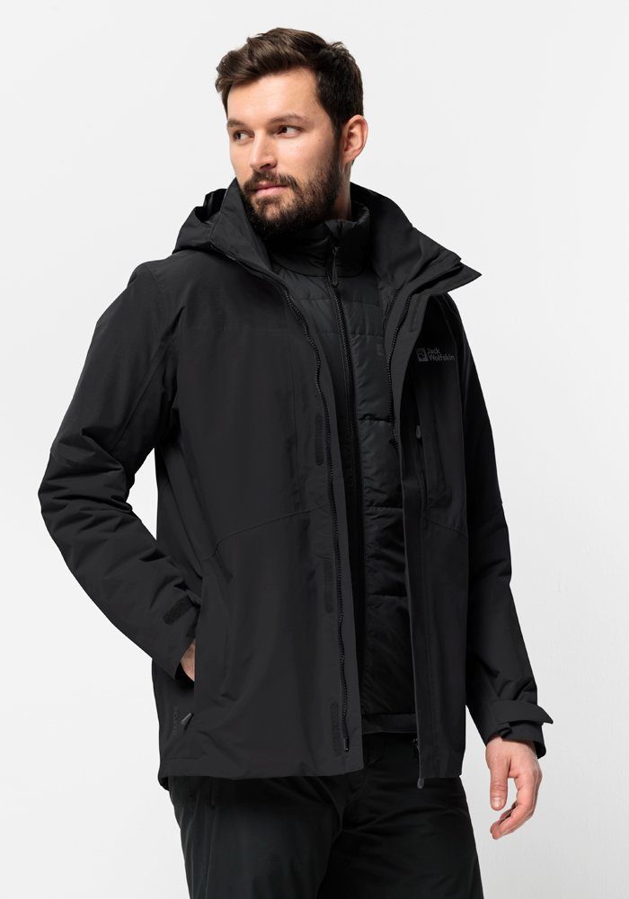 Jack Wolfskin 3-in-1-Funktionsjacke ROMBERG 3IN1 JKT M (2 teilig)