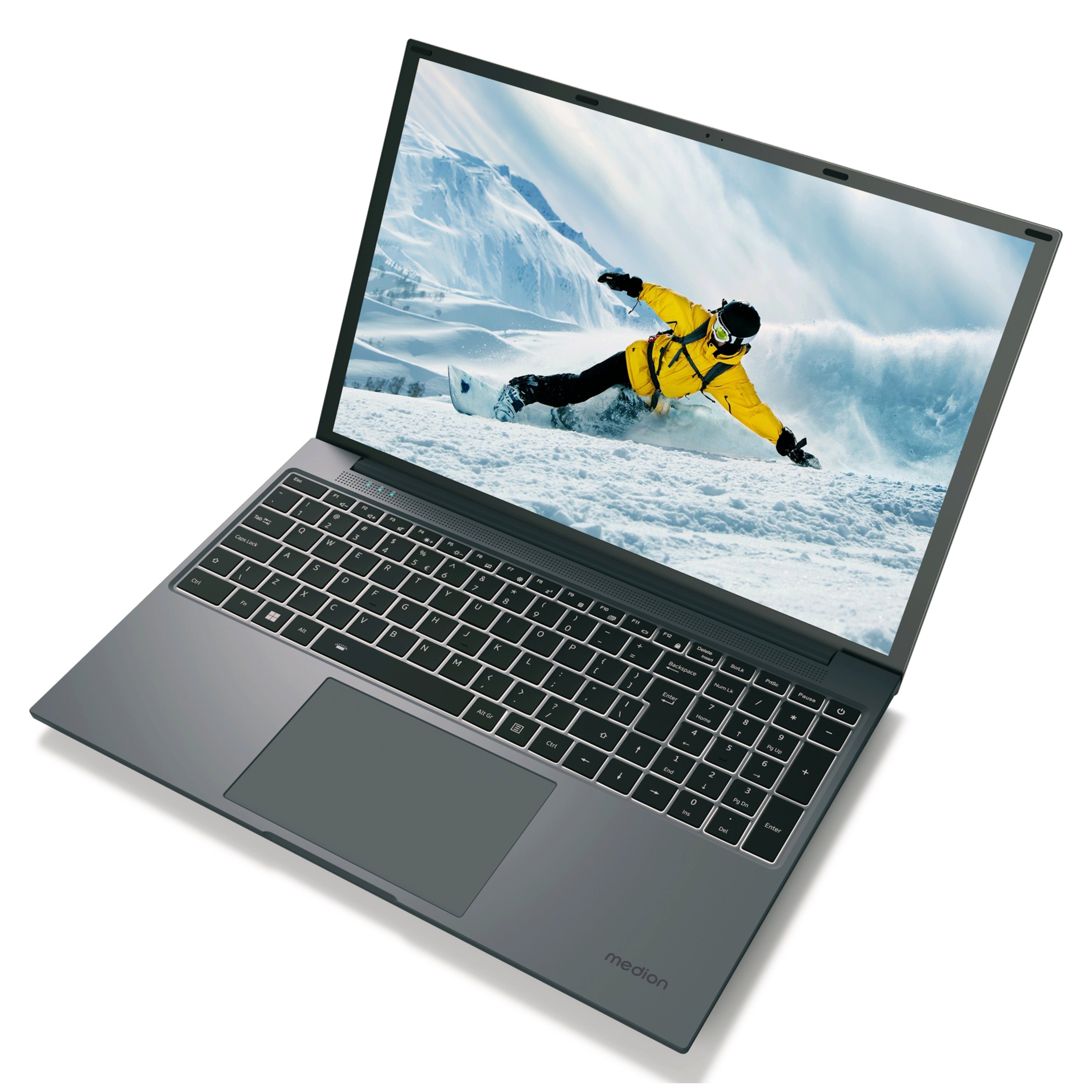Medion® E16433 Notebook (40.6 cm/16 Zoll, Intel Core i5 1235U, Intel® UHD, 1000 GB SSD, Full-HD Display, 8GB, Windows 11, MD62599)