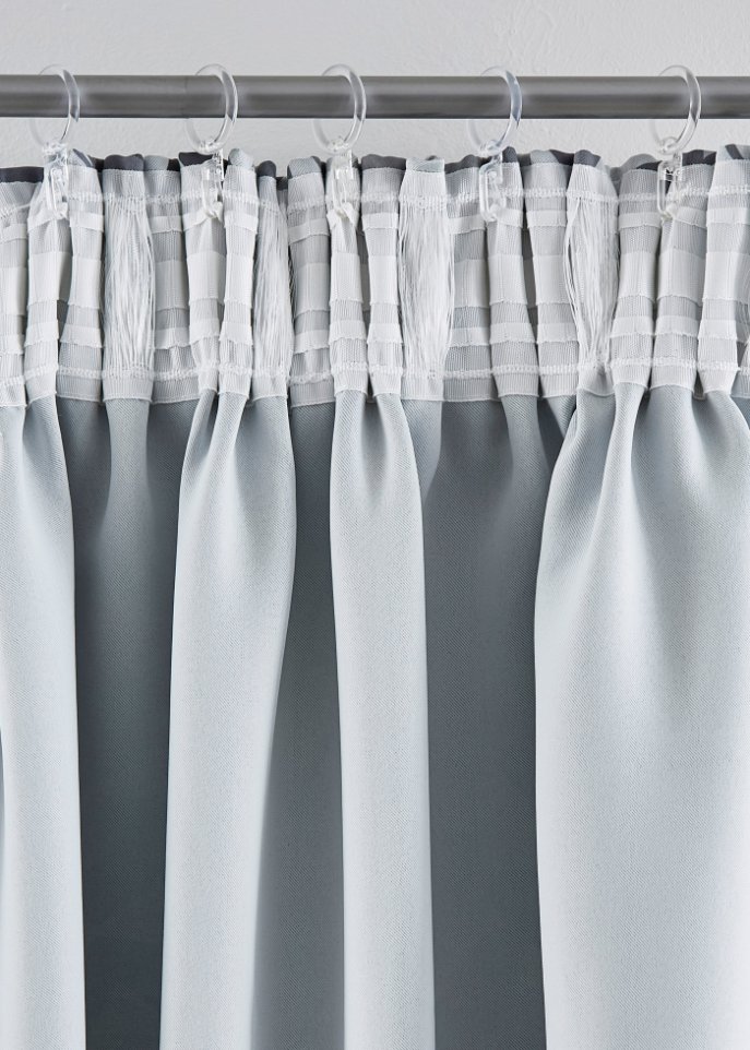 Verdunkelungsvorhang mit recyceltem Polyester (1er Pack)