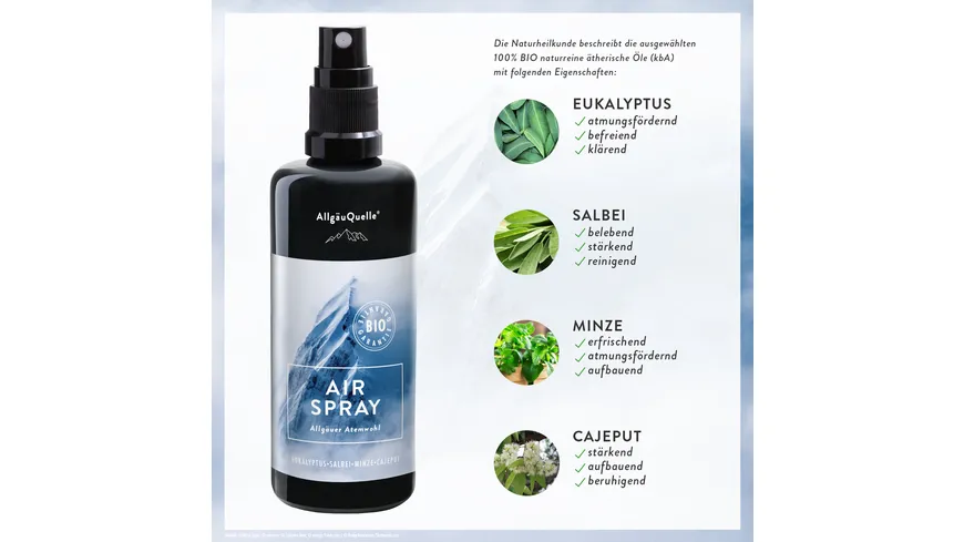 AllgäuQuelle AirSpray Atemwohl 100 ml