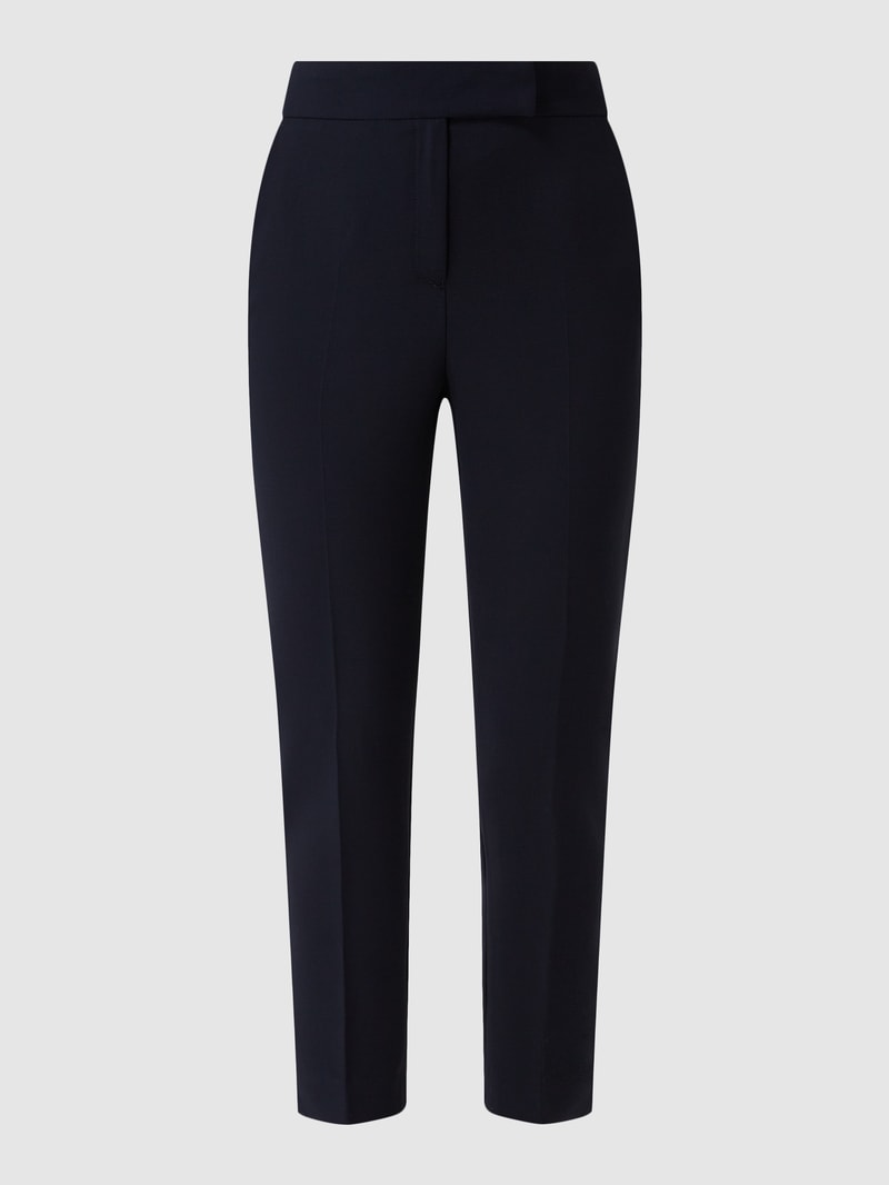 Stoffhose mit Viskose-Anteil Modell 'Sue' in marineblau