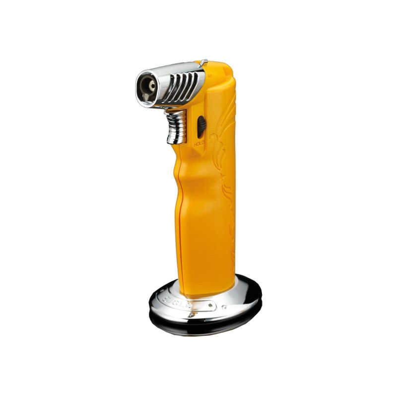 Siglo Oval Table Torch Feuerzeug Cohiba Yellow, Zigarettenanzünder.