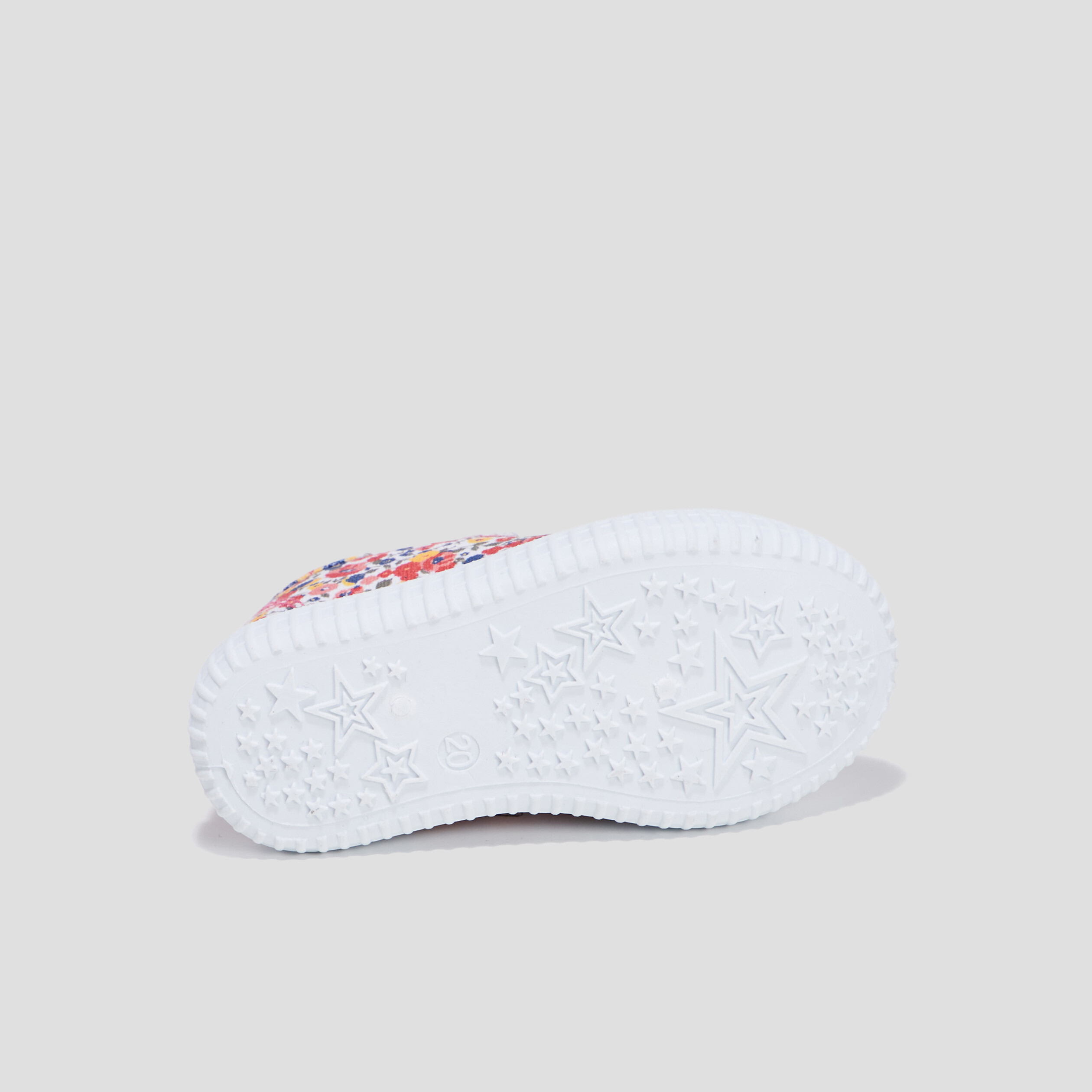 Tennis en toile à scratchs multicolore bébé fille | La Halle