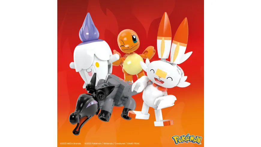 MEGA Pokémon 4 Feuer-Typ Pokémon Sets