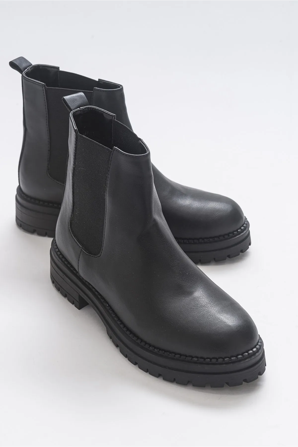 LuviShoes  Eigene schwarze Damenstiefel