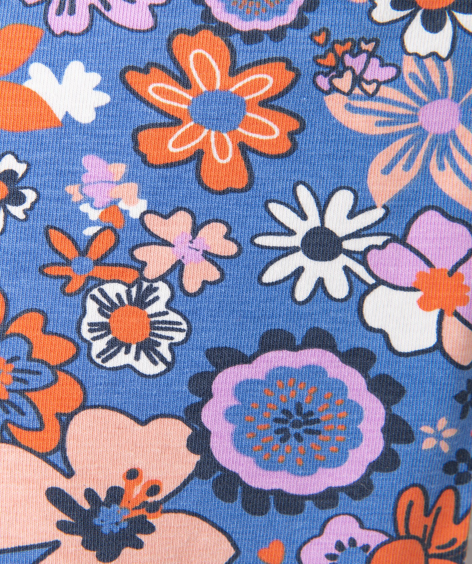Legging bébé fille court à motifs bleu | GEMO