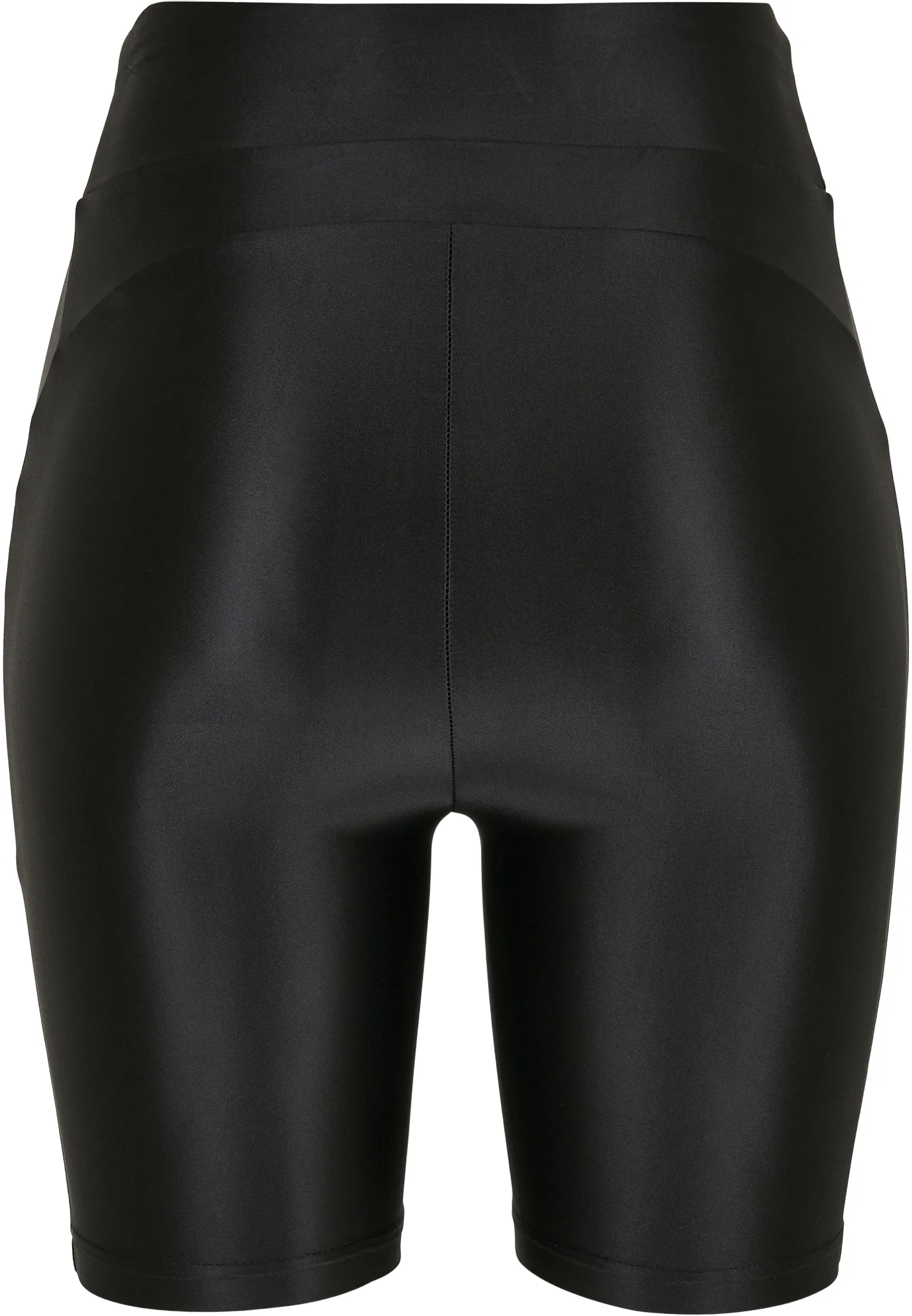 Pantalones cortos de ciclismo Urban Classics para mujer con cintura alta, metalizados y brillantes - Pantalones cortos