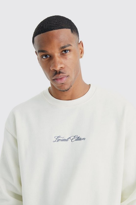 Oversize Sweatshirt mit Limited-Print