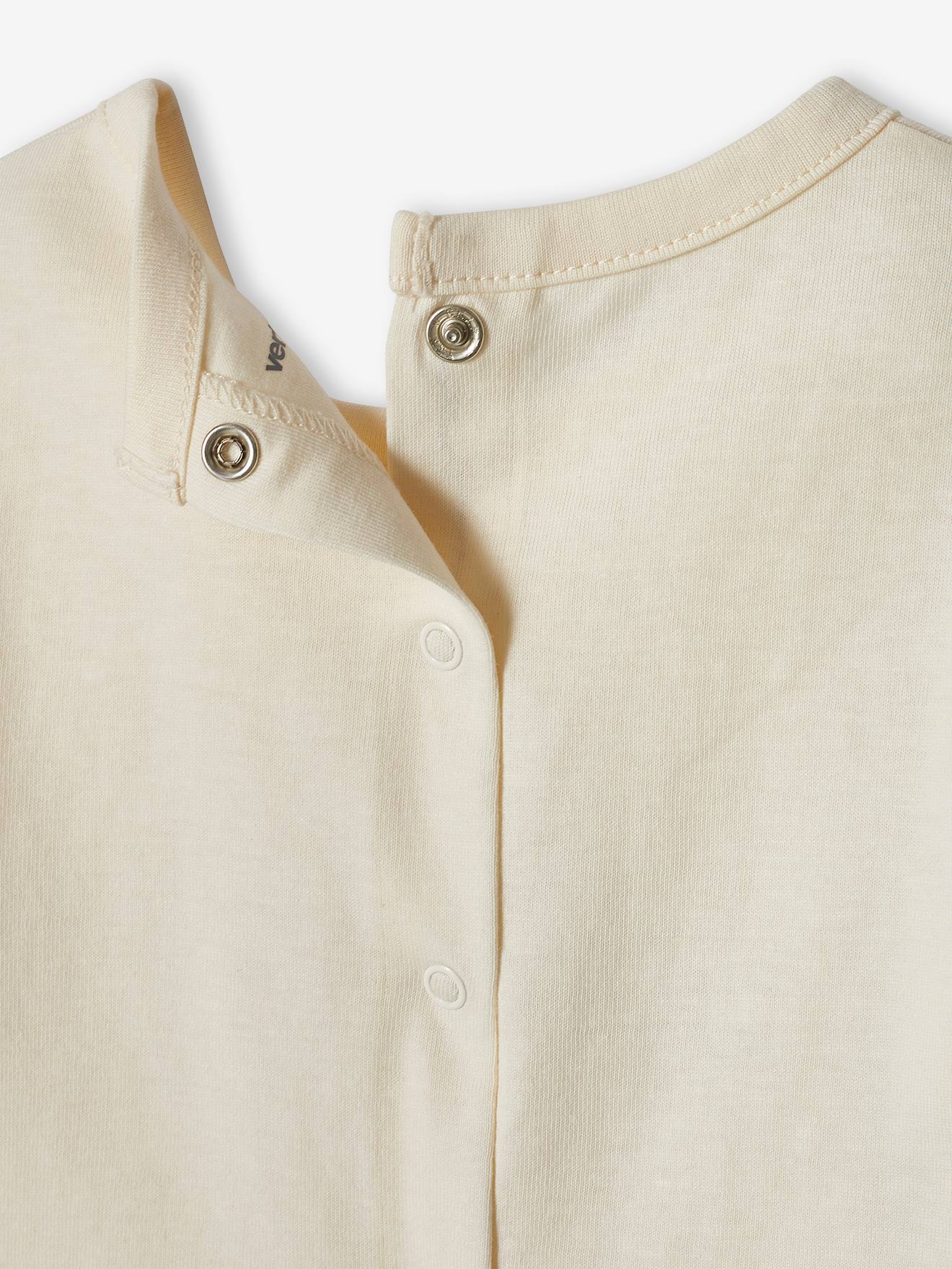 Lot de 2 T-shirts basics bébé manches courtes taupe