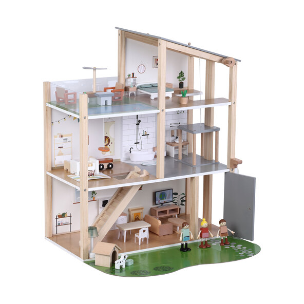 Puppenhaus mit Ausstattung