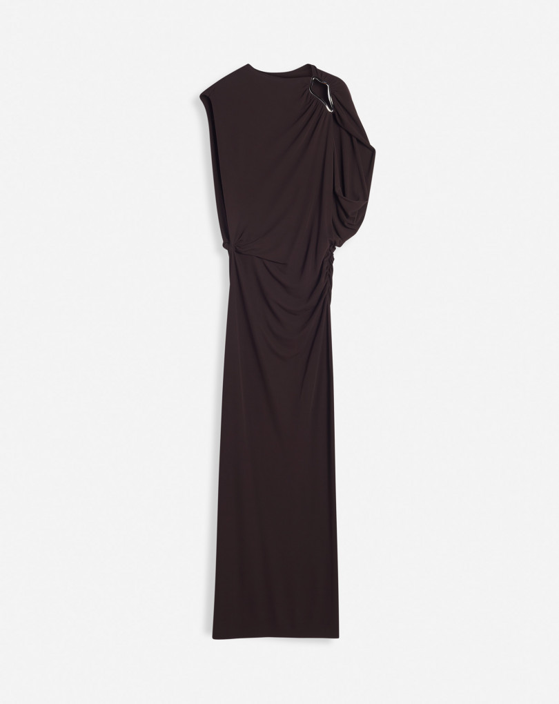 ROBE DRAPÉE SANS MANCHES
