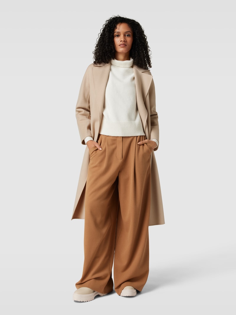 Mantel mit Bindegürtel Modell 'RAPIDO' in beige