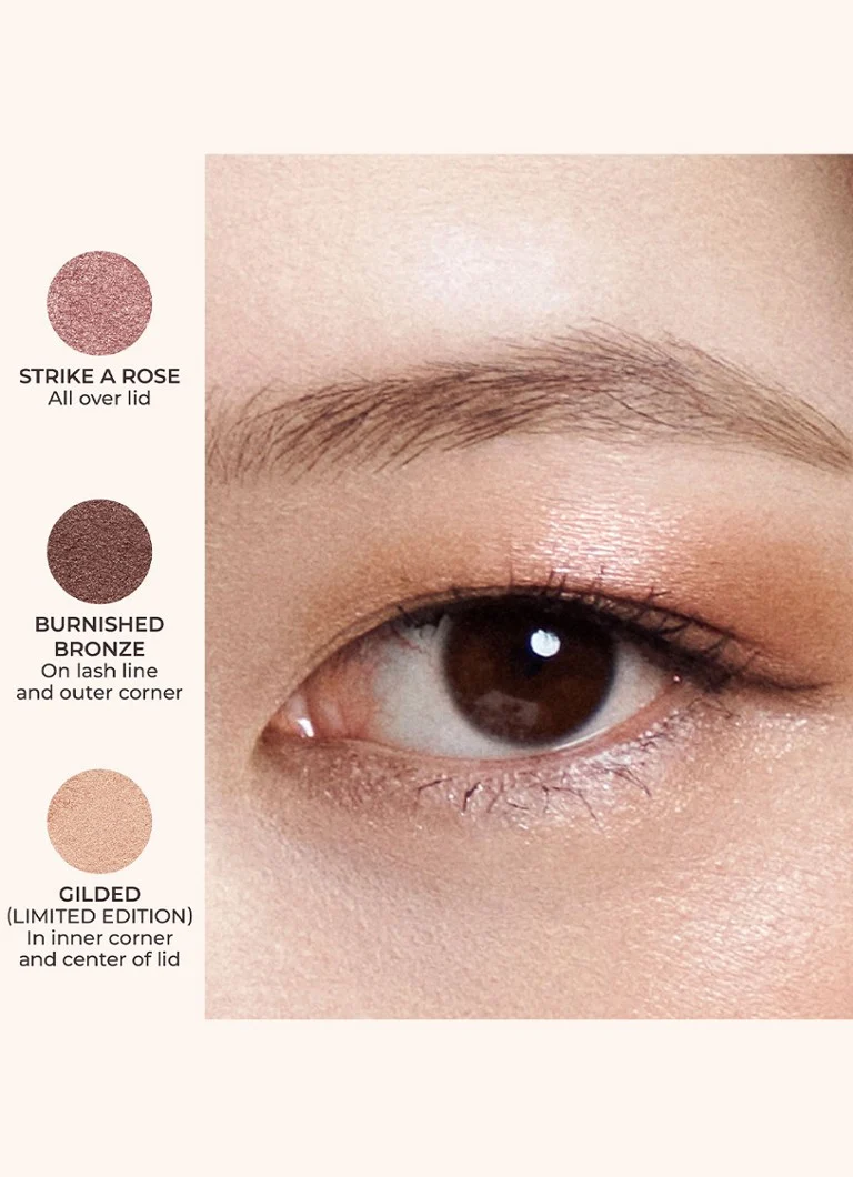 Fard de pleoape Laura Mercier, trio de farduri de pleoape Enchanting Shimmers Caviar - Ediție limitată
