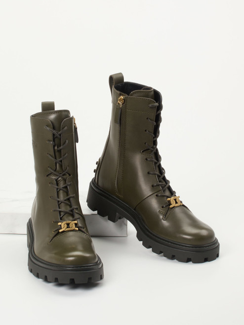 Schnürstiefelette-17236590011 Tod's