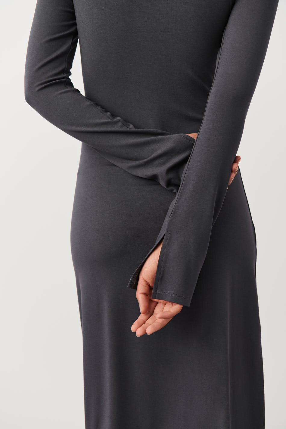 Soft touch jersey maxi dress