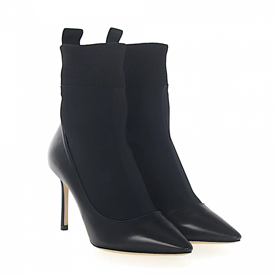 Jimmy Choo - Klassische Stiefeletten BRANDON 85 Stretch - schwarz