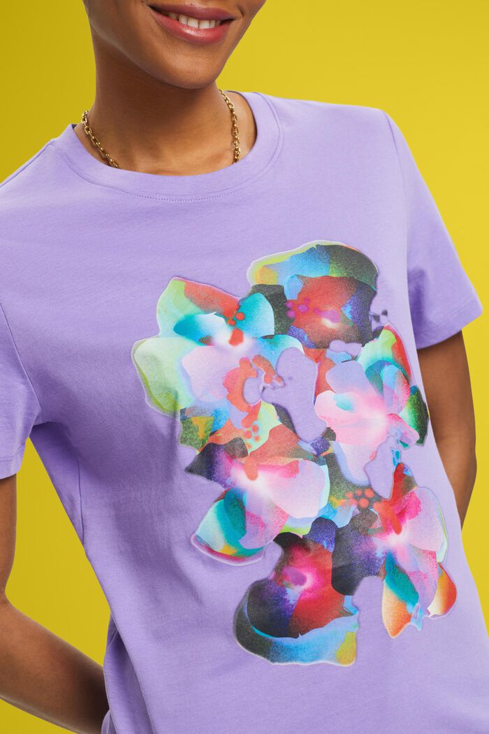 Baumwoll-T-Shirt mit Print