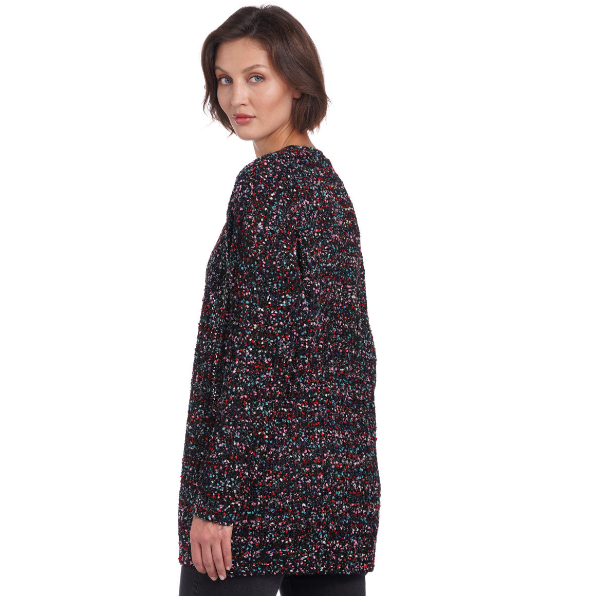 Damen Strickjacke im bunten Dessin