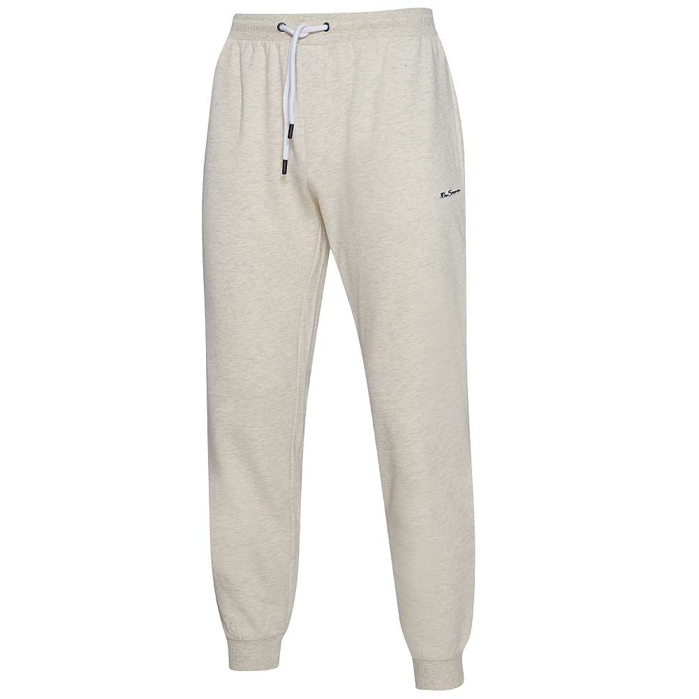 BEN SHERMAN Rubberised Logo Herren Jogginghose 0066977E-ECRU