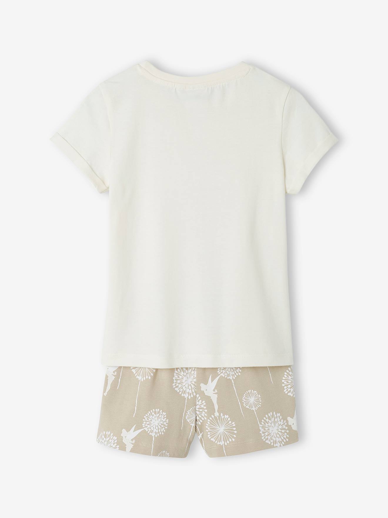 Kurzer Kinder Schlafanzug Disney TINKER BELL - grau meliert