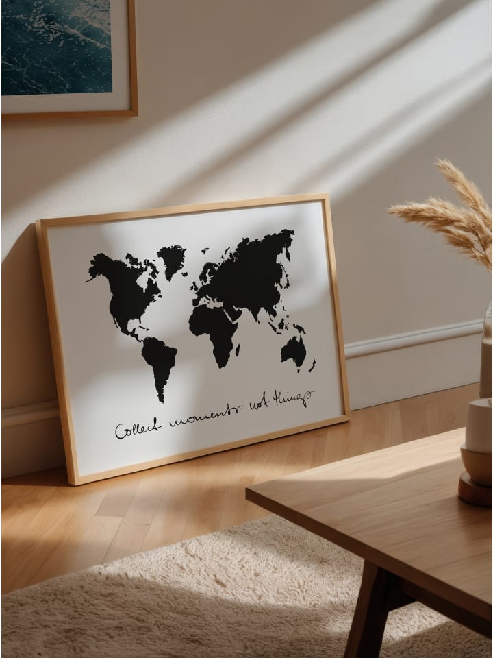Tales by Jen Poster / Kunstdruck „Collect moments, not things“ I Ohne Rahmen günstig kaufen