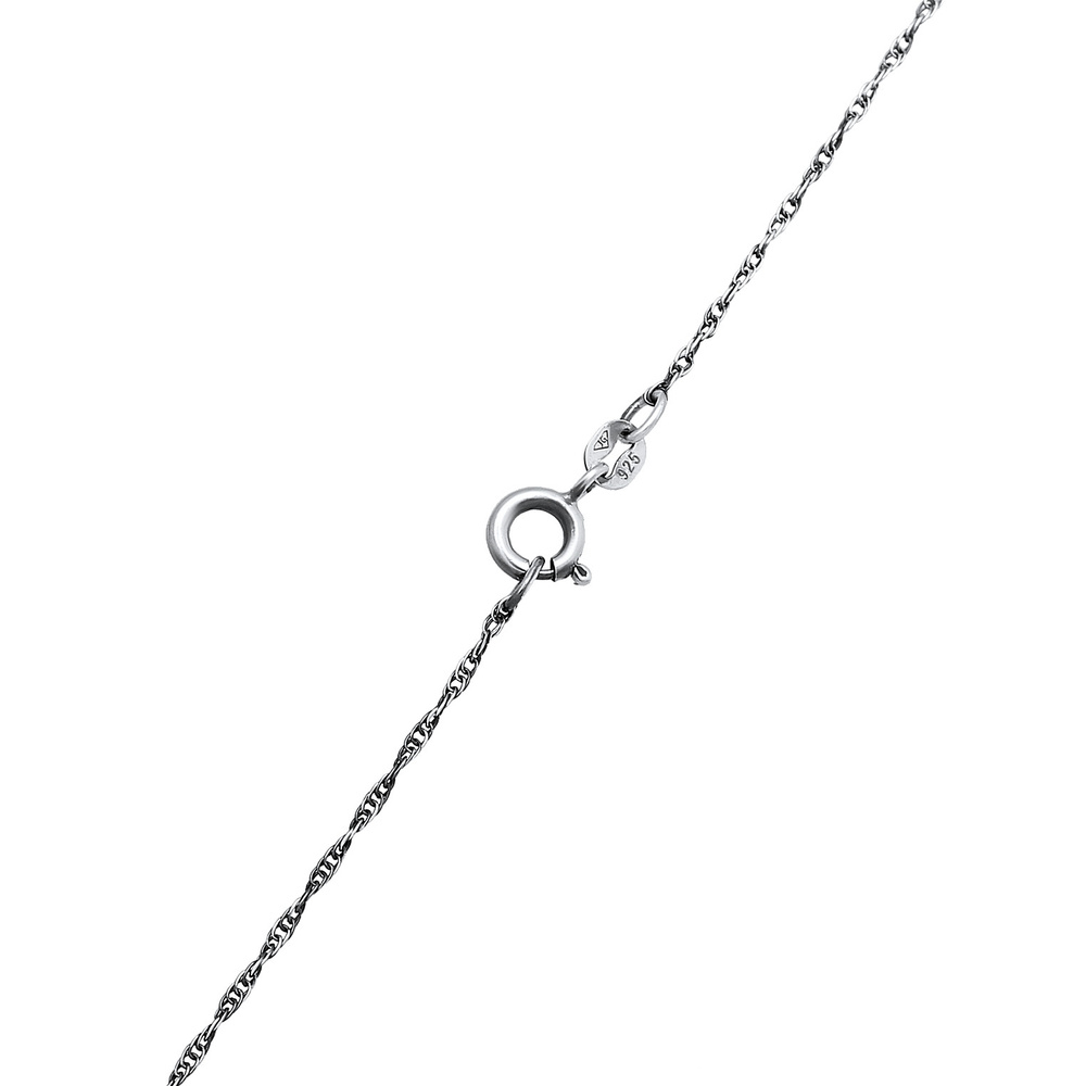 KUZZOI KUZZOI Collier Hommes Pendentif bâton de paix en argent sterling 925 collier