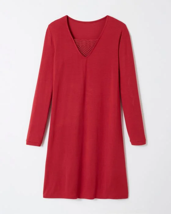 Chemise de nuit maille jersey modal élasthanne