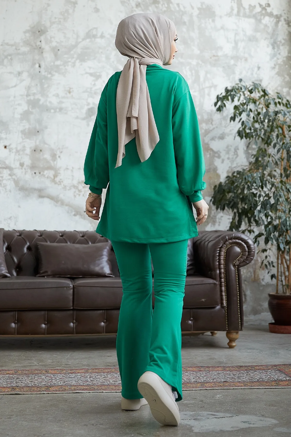 InStyle  Miora Spanischer Knöchel-Doppelanzug – Grün