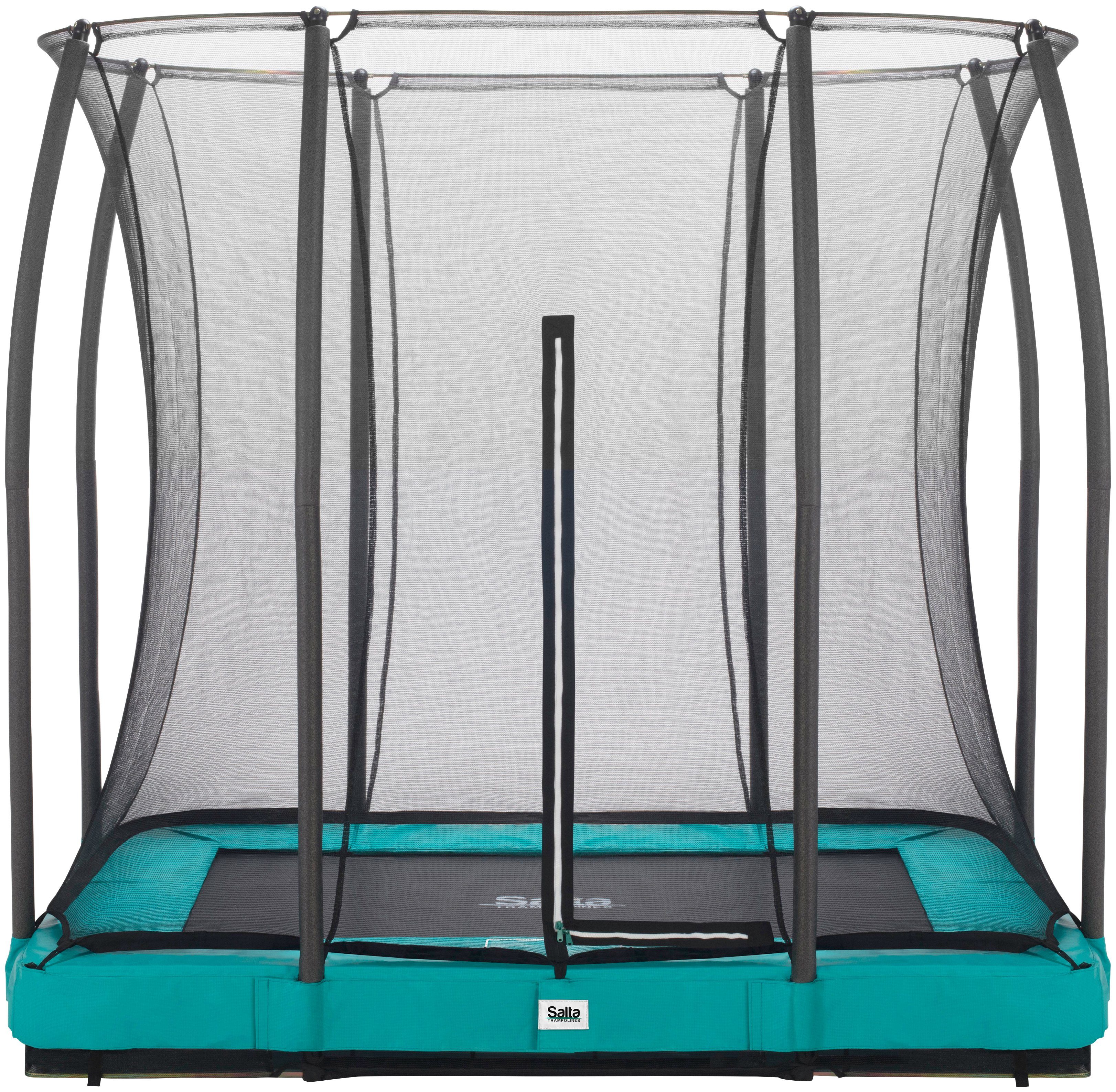 Salta Gartentrampolin Comfort Edition Ground, Schutzrand grün