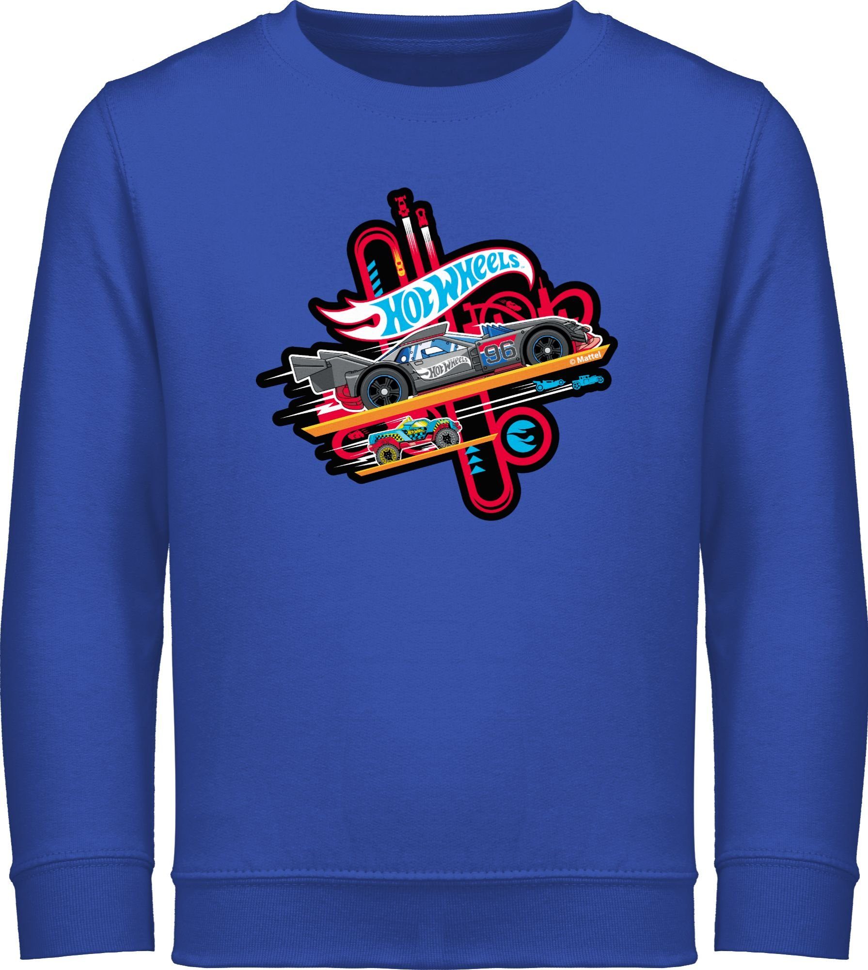 Shirtracer Sweatshirt Rennautos Hot Wheels Mädchen