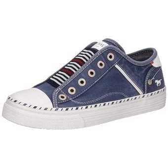 Mustang Slipper in blau