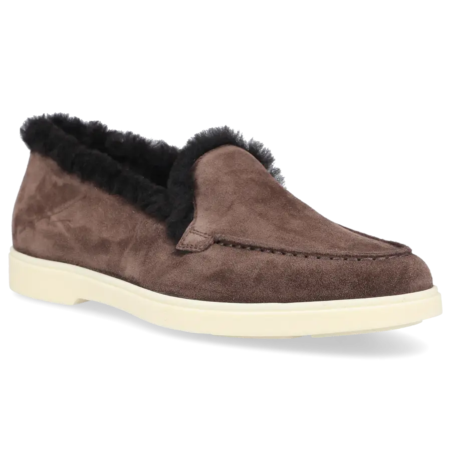 Santoni - Stiefeletten 58888 Veloursleder - braun