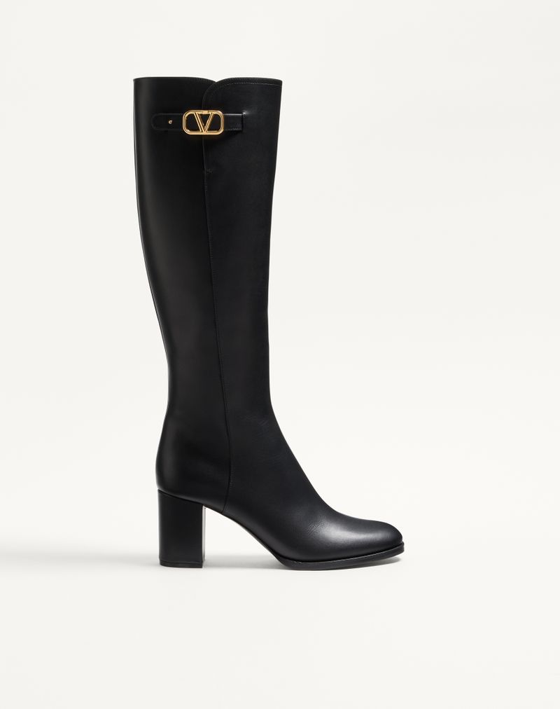 Bota exclusiva VLogo em couro de bezerro 70mm