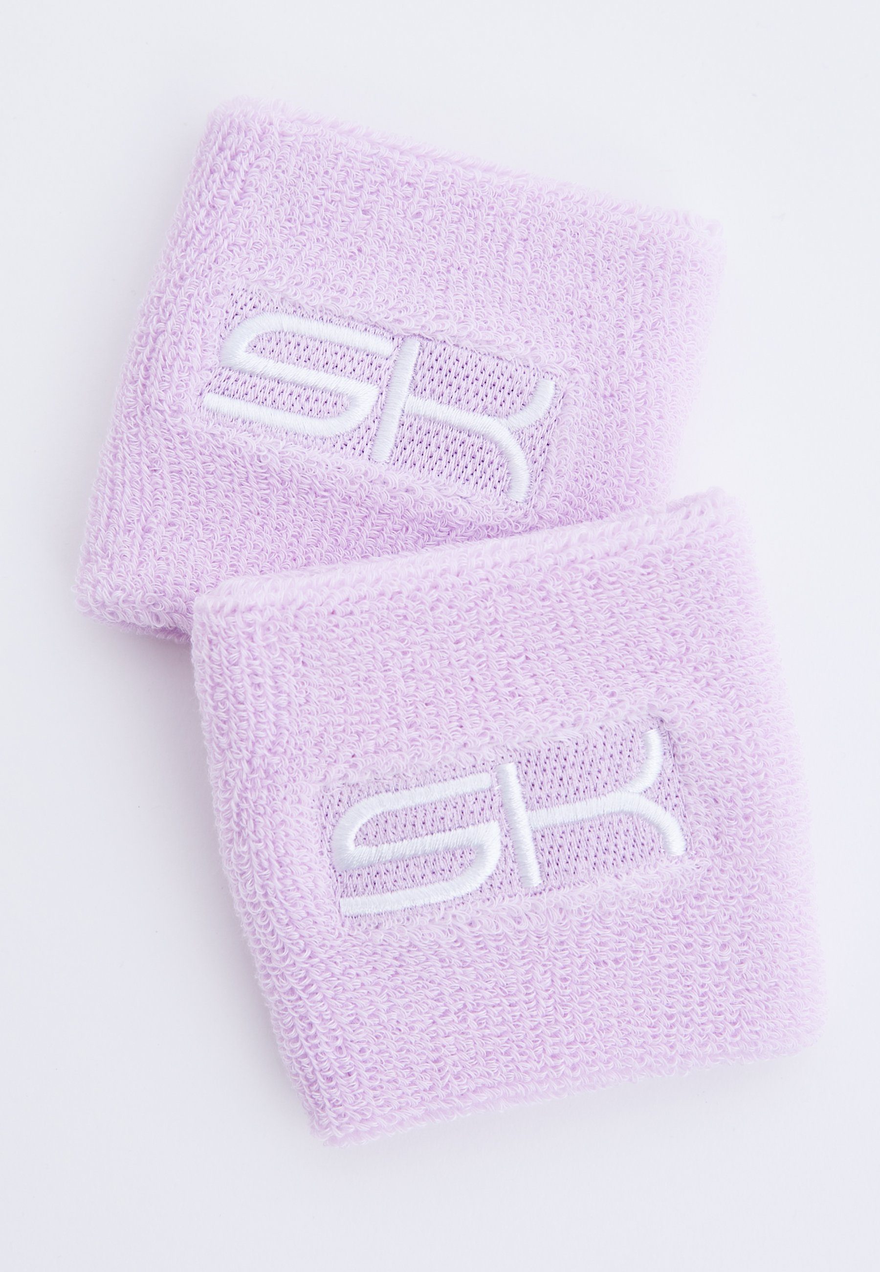 SPORTKIND Schweißband Tennis Schweißbänder klein 2er Set unisex Kinder & Erwachsene, flieder