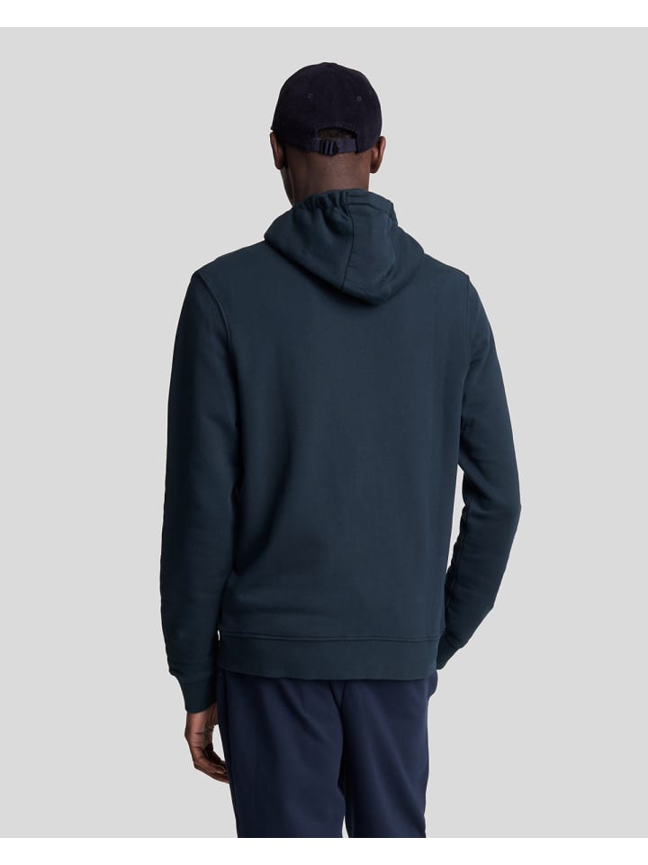 Lyle & Scott Kapuzensweatjacke in Dunkelblau günstig kaufen