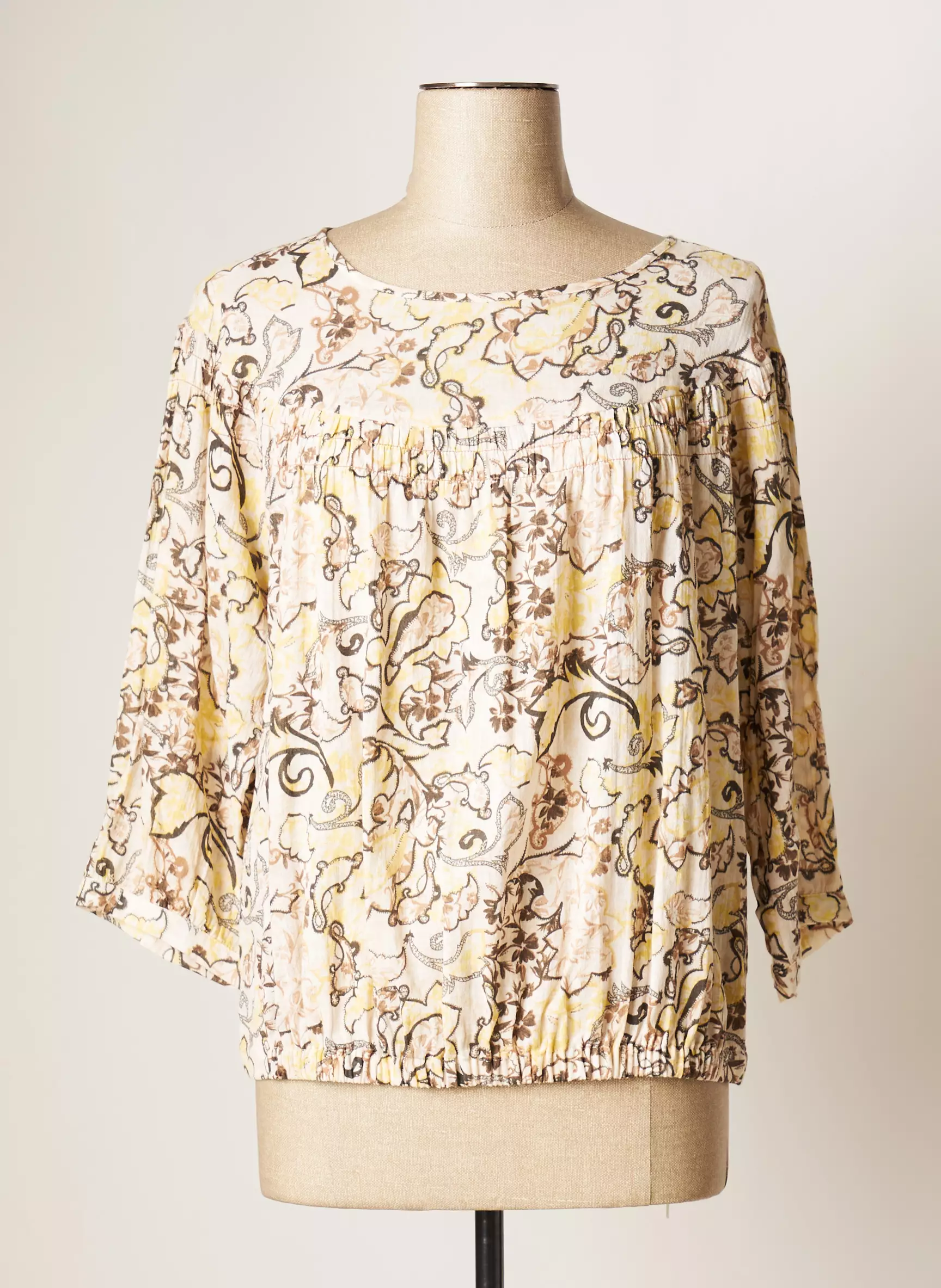 Yaya Blouses Femme couleur beige
